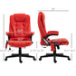 HOMCOM Heated Massage Office Chair High Back Executive with Vibrating, Swivel, Ergonomic Faux Leather | The Comfy Couch Canada