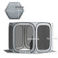 Outsunny 11 x 11ft Screen House, UPF50+ Portable Camping Tent with Bug Net & Carry Bag for Outdoor Leisure, Light Grey | The Comfy Couch Canada