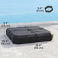 Outsunny Square Patio Umbrella Base Weight, Heavy Duty Cantilever Offset Umbrella Base, Filled Up to 143lbs with Stand or 130lbs with Water for Garden Poolside, Black | The Comfy Couch Canada