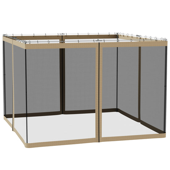 Outsunny Replacement Mosquito Netting for Gazebo 10&