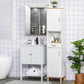kleankin Tall Slim Bathroom Linen Tower: Drawers, Shelves & Floor-Standing Organizer for Space-Saving Storage, White Finish | The Comfy Couch Canada