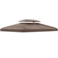 Outsunny Gazebo Replacement Canopy Top 13&