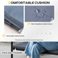Outsunny 4-Piece Cushioned Rattan Wicker Outdoor Chair Loveseat Patio Furniture Set | The Comfy Couch Canada