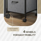 Vinsetto Fabric File Vault: Vertical 2-Drawer Cabinet with Hanging Rails for Stylish Office Document Storage, Dark Grey | The Comfy Couch Canada