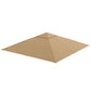 Outsunny Gazebo Canopy Replacement 9.84 x 9.84ft UV Protected Top Sun Shade Beige | The Comfy Couch Canada