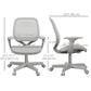 Vinsetto Office Chair, Small Computer Desk Chair with Mesh Back, Swivel Security Castors, Arm, Grey | The Comfy Couch Canada