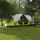 Outsunny Camping Tent for 6-8 Man with 2000mm Waterproof Rainfly and Carry Bag for Fishing Hiking Festival, Green | The Comfy Couch Canada