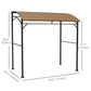 Outsunny BBQ Grill Gazebo 7&
